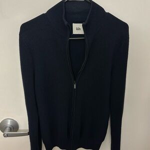 Kïn zip sweater XS 100% wool